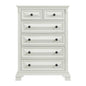 BRIANNA 6-DRAWER CHEST WHITE