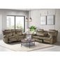 Serena Brown Sofa & Loveseat