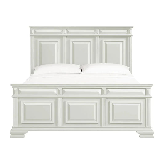 Brianna White King Bed