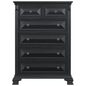 BRIANNA 6-DRAWER CHEST BLACK