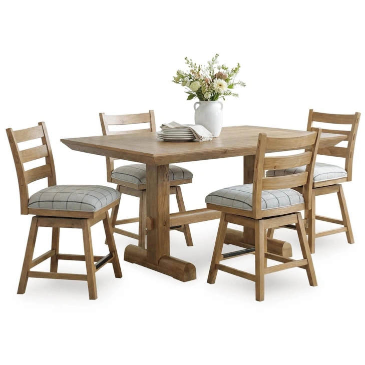 RACHEL UPH SWIVEL BARSTOOL