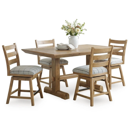RACHEL UPH SWIVEL BARSTOOL