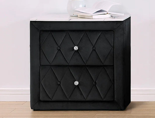 ALEXIS BLACK NIGHTSTAND