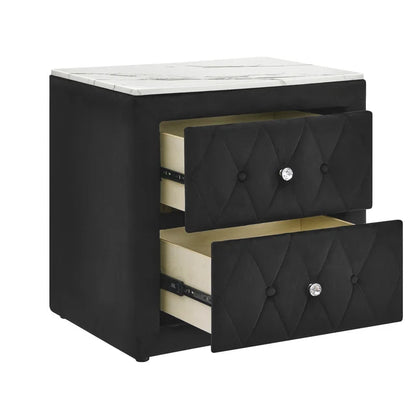 ALEXIS BLACK NIGHTSTAND