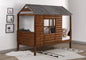 CABIN WALNUT TWIN ROOF & WALL