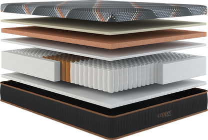 Spring Air Copper Medium Smooth Top King