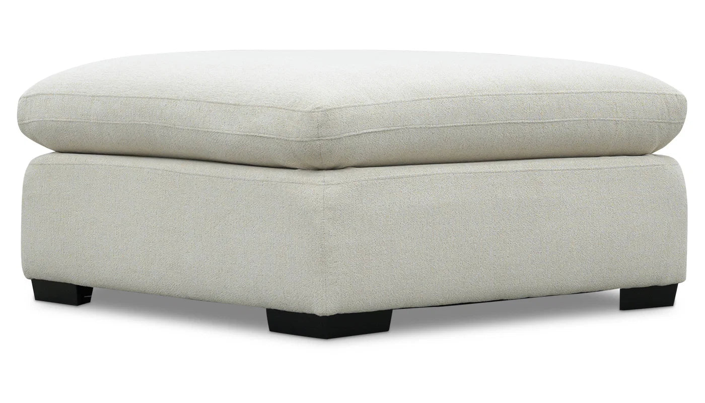 Colin Ecru Ottoman