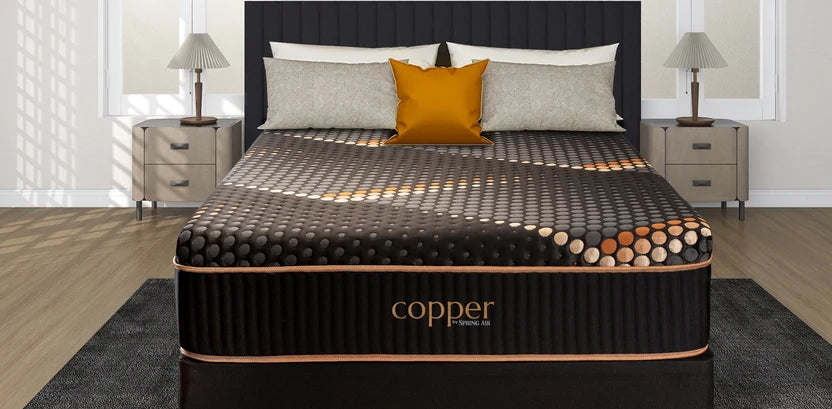 Spring Air Copper Hybrid Firm SmoothTop Queen