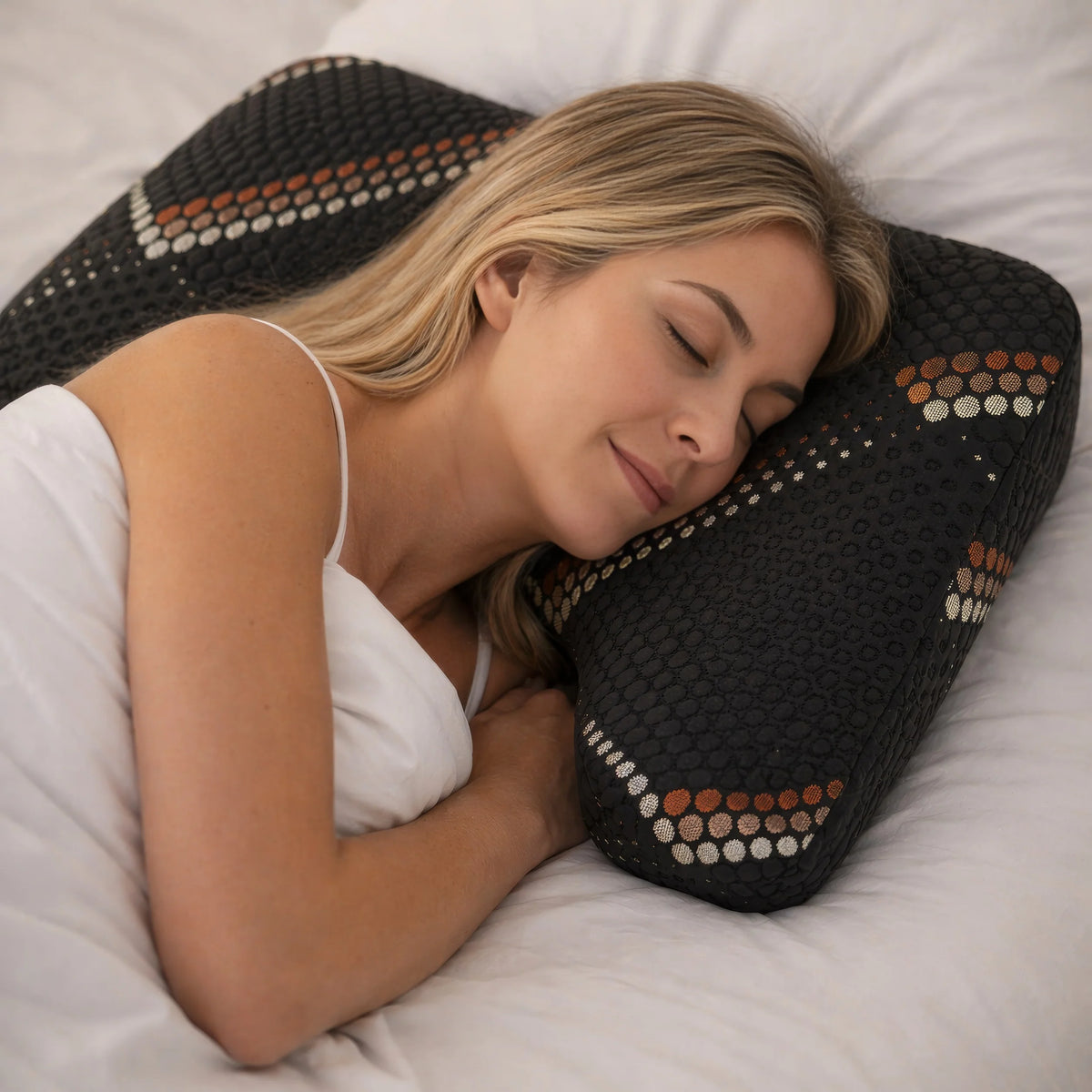 COPPER CONTOUR QUEEN PILLOW