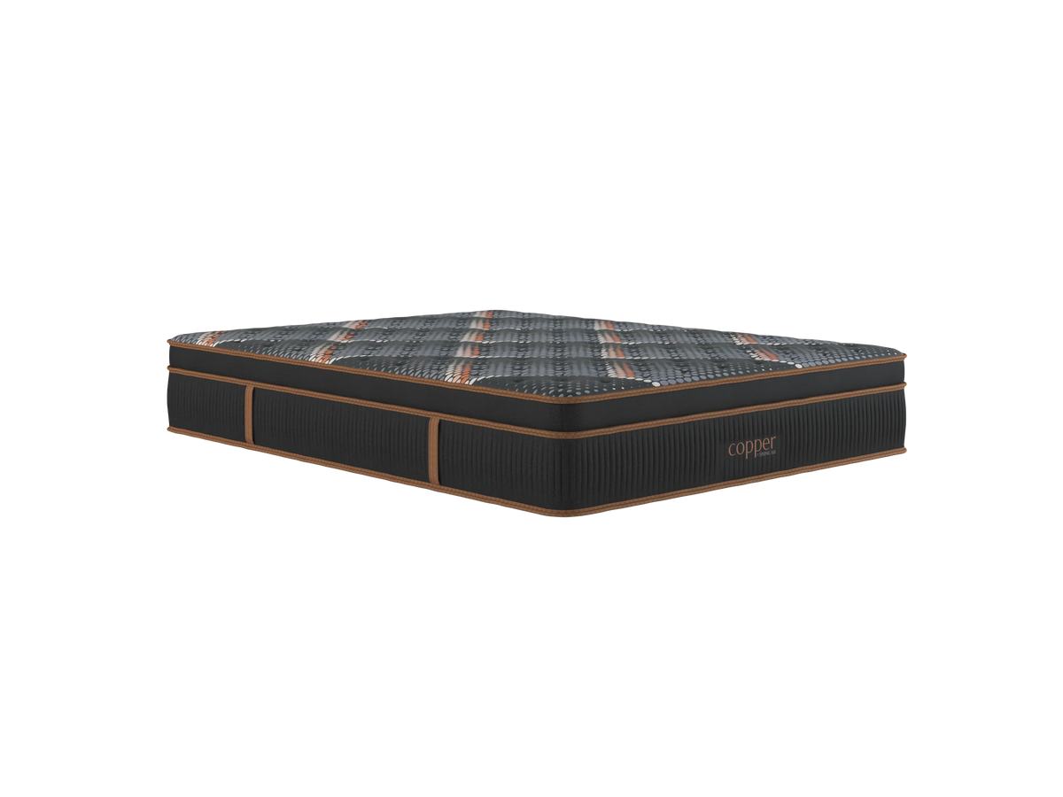 Spring Air Copper Hybrid Euro Top Cushion Firm Queen