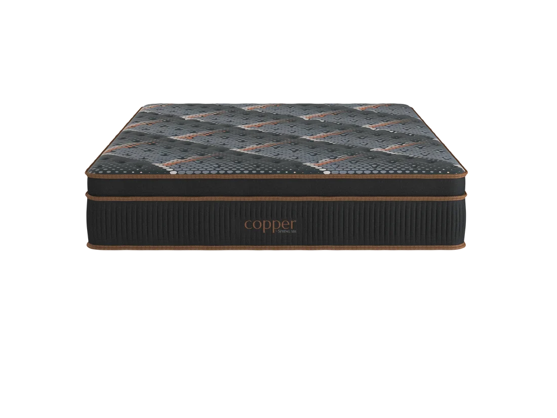 Spring Air Copper Hybrid Euro Top Cushion Firm King