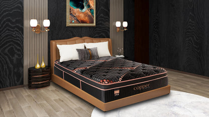 Spring Air Copper Euro Top Plush King