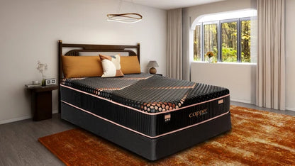 Spring Air Copper Smooth Top Plush King