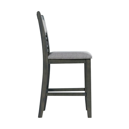 AMBER COUNTER SIDE CHAIR GREY