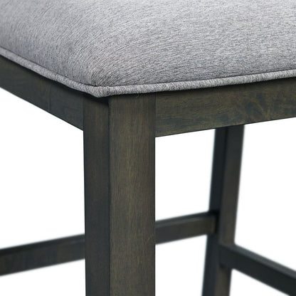 AMBER COUNTER SIDE CHAIR GREY