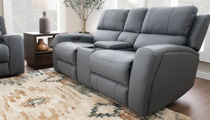Declan Blue/Grey Loveseat