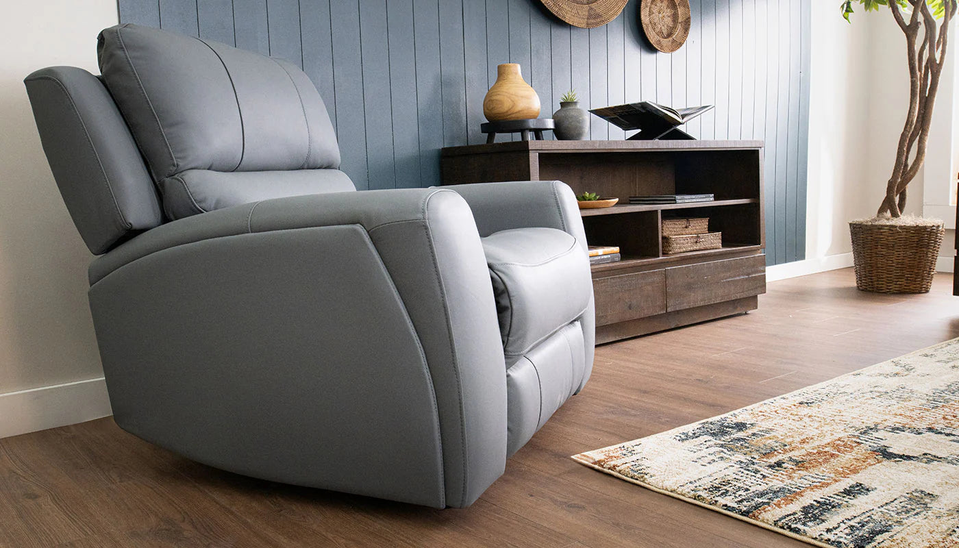 DECLAN BLUE-GRAY RECLINER