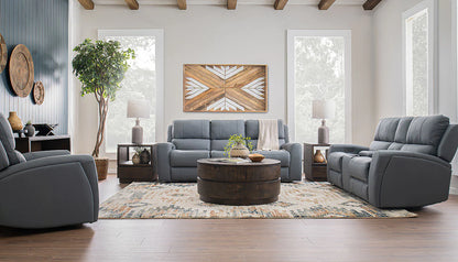 DECLAN BLUE-GRAY RECLINER