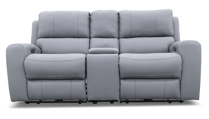 Declan Blue/Grey Loveseat