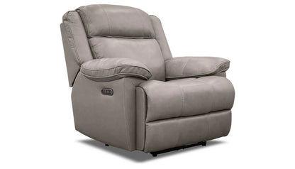 EVELYN STONE LEATHER PWR RECLINER