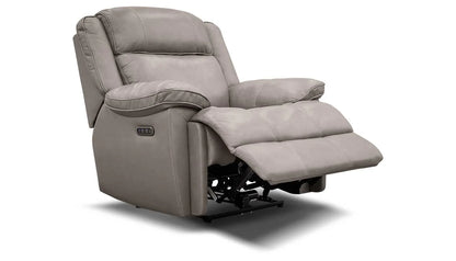 EVELYN STONE LEATHER PWR RECLINER