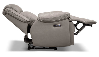 EVELYN STONE LEATHER PWR RECLINER