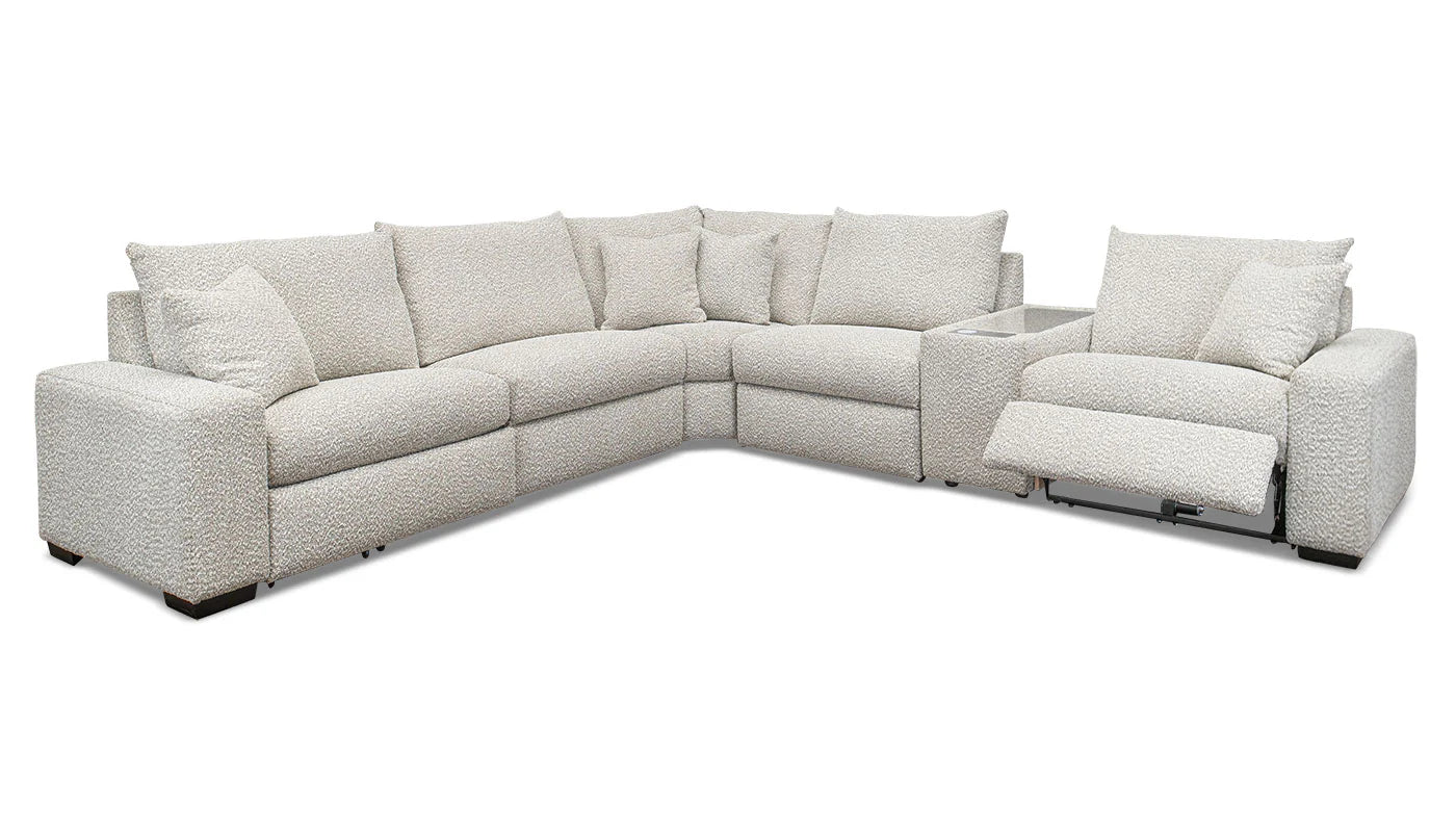 Emerson 6pc. Sectional W/Console