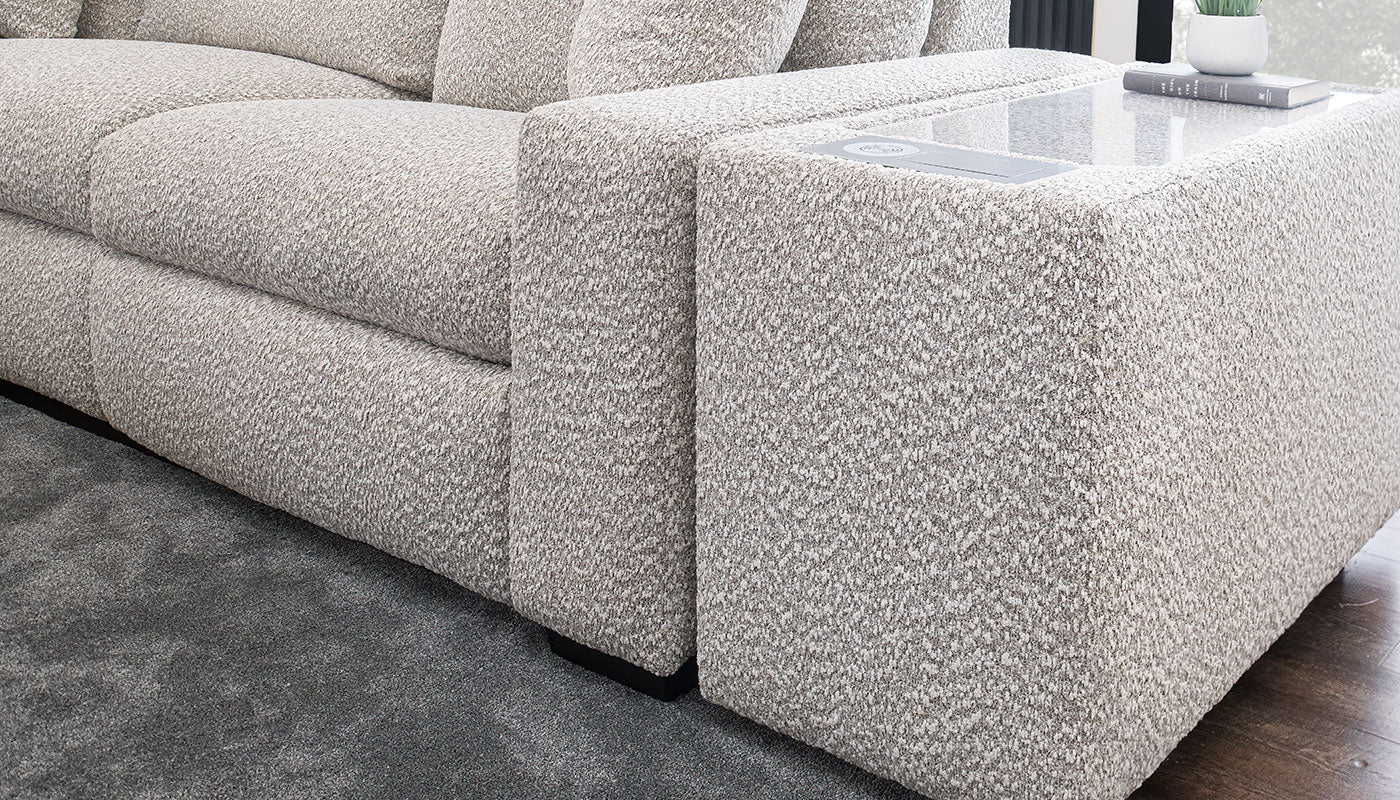Emerson 6pc. Sectional W/Console