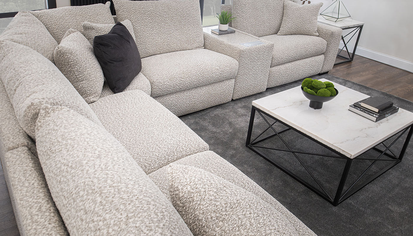 Emerson 6pc. Sectional W/Console