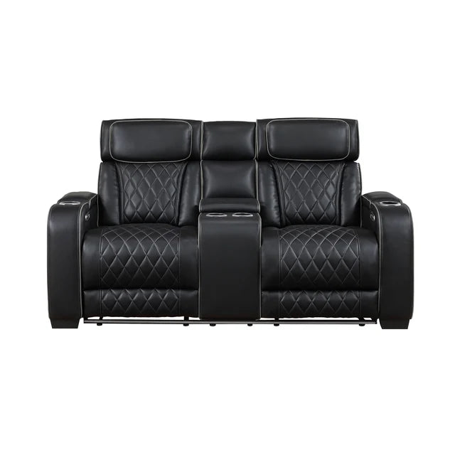 LEVI BLACK LT P2 LOVESEAT
