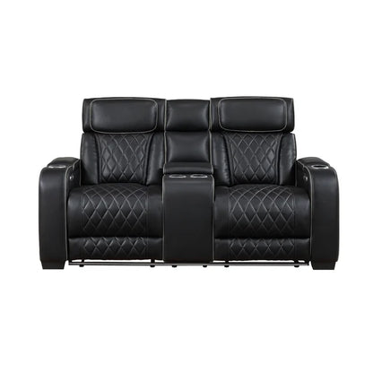 LEVI BLACK LT P2 LOVESEAT
