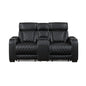 LEVI BLACK LT P2 LOVESEAT
