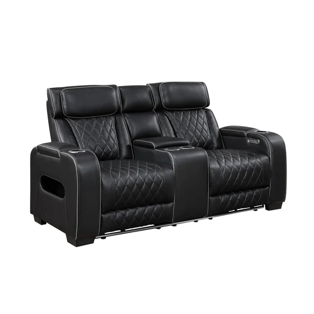 LEVI BLACK LT P2 LOVESEAT