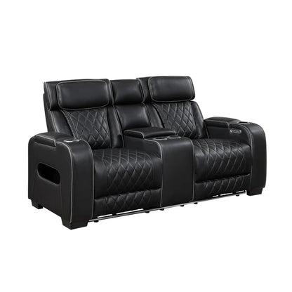 LEVI BLACK LT P2 LOVESEAT