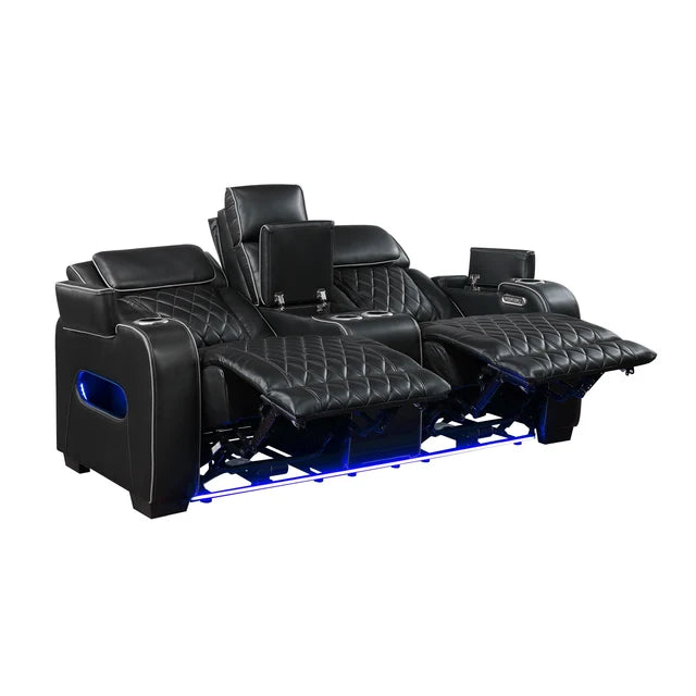 LEVI BLACK LT P2 LOVESEAT