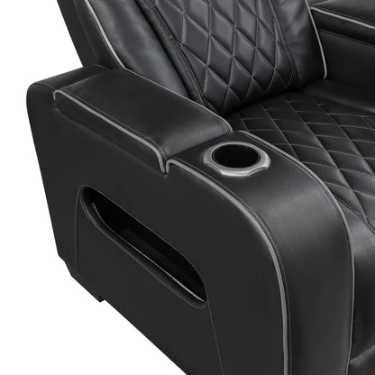 LEVI BLACK LT P2 LOVESEAT