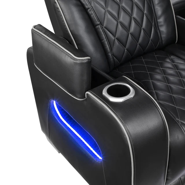 LEVI BLACK LT P2 LOVESEAT