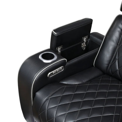 LEVI BLACK LT P2 LOVESEAT