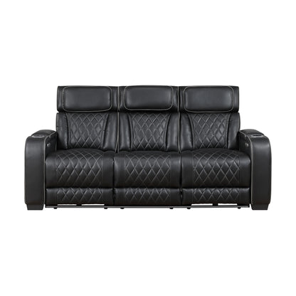 LEVI BLACK LT P2 SOFA