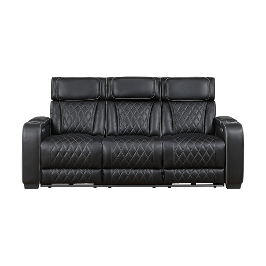 LEVI BLACK LT P2 SOFA