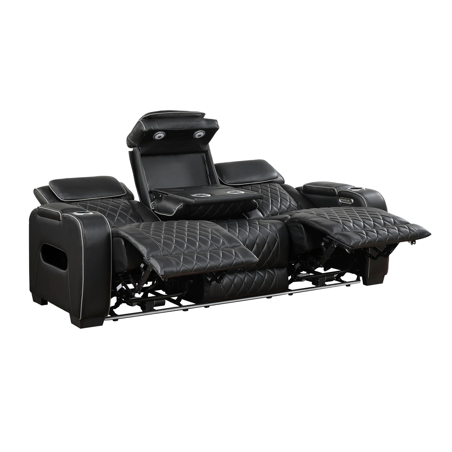 LEVI BLACK LT P2 SOFA
