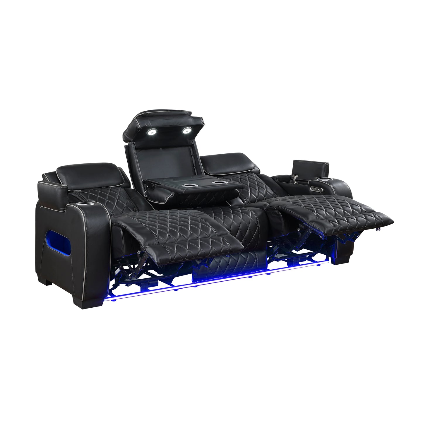LEVI BLACK LT P2 SOFA