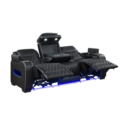 LEVI BLACK LT P2 SOFA