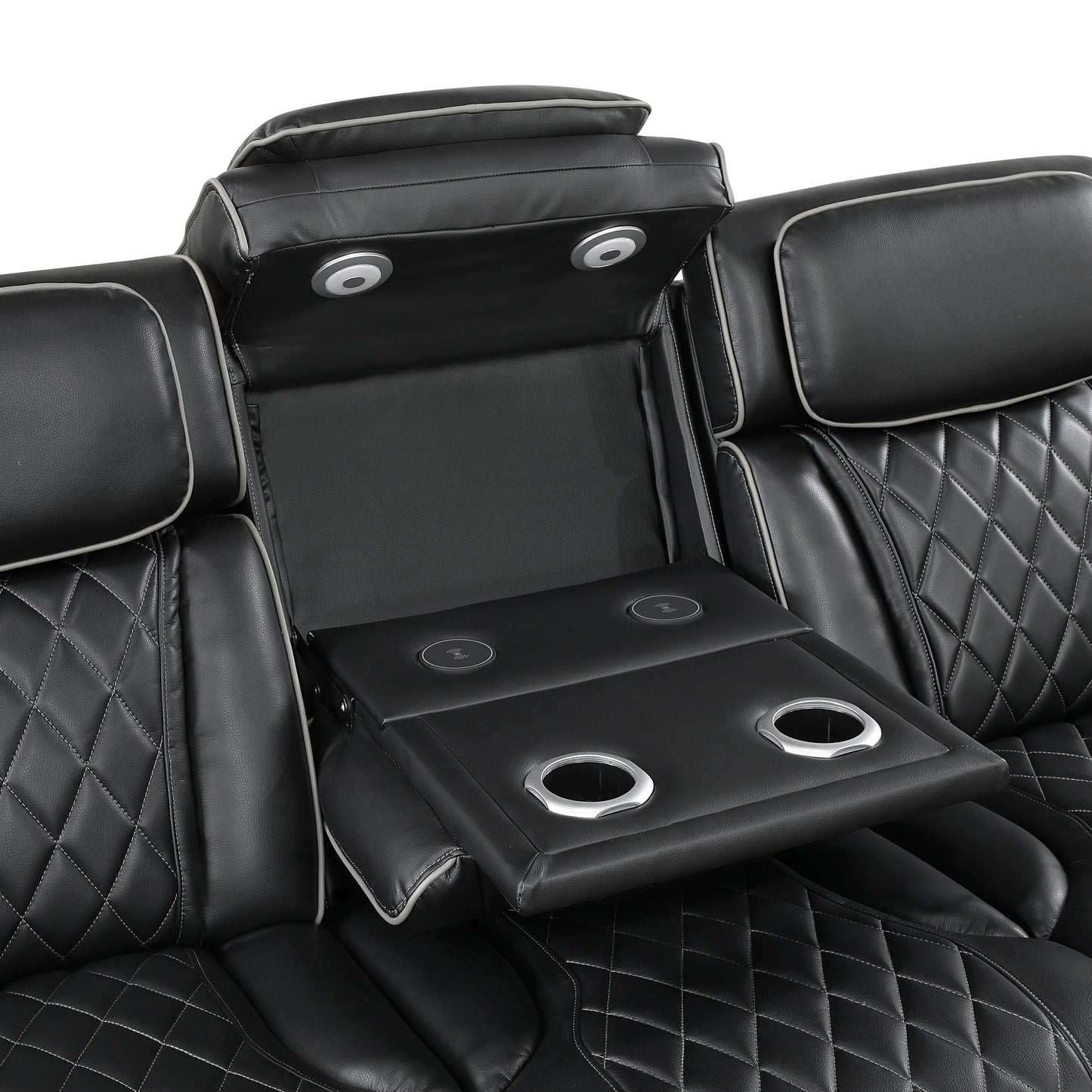 LEVI BLACK LT P2 SOFA