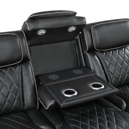 LEVI BLACK LT P2 SOFA