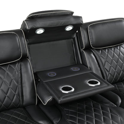 LEVI BLACK LT P2 SOFA