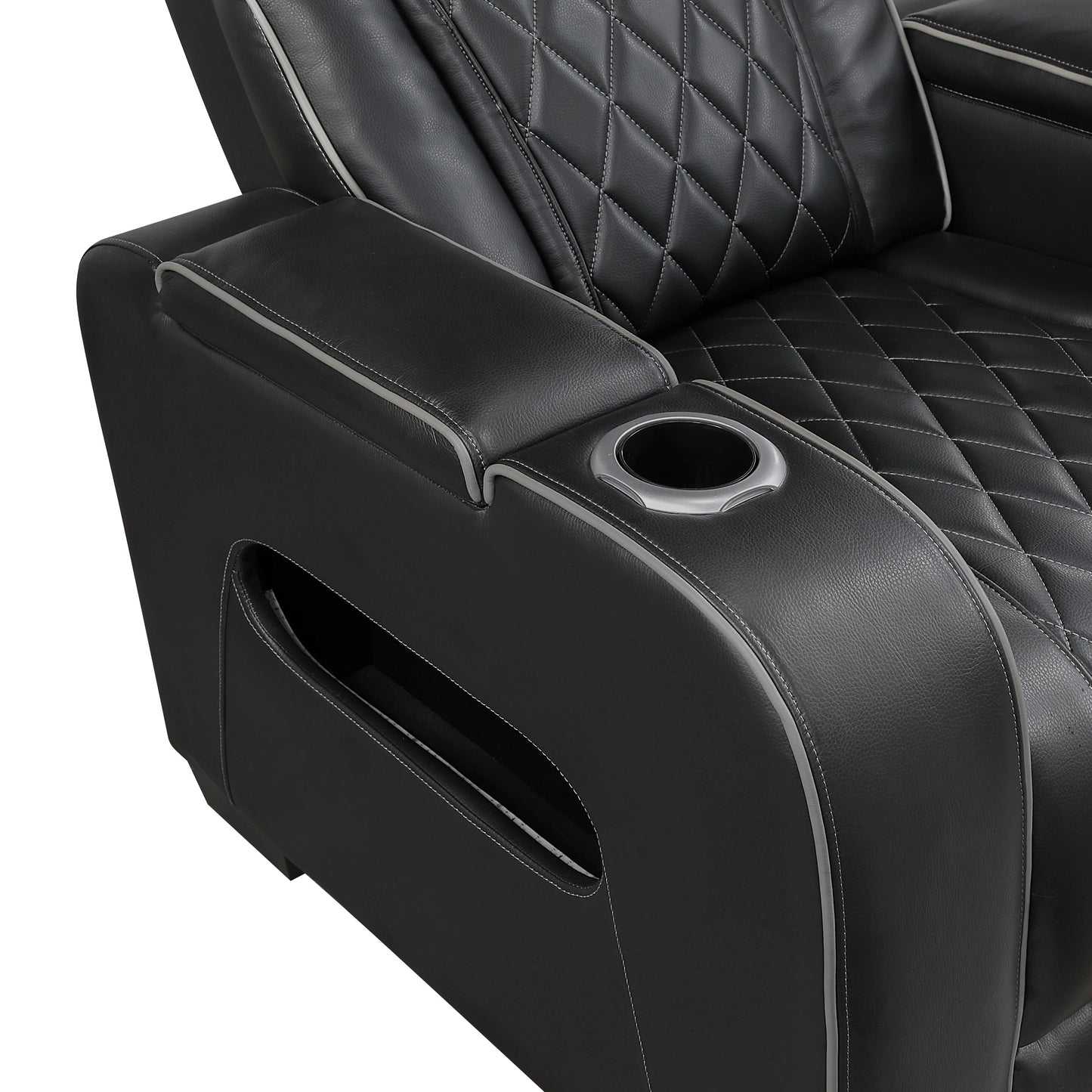LEVI BLACK LT P2 SOFA