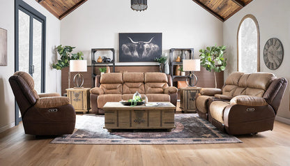 HARRISON 2-TONE PWR SOFA