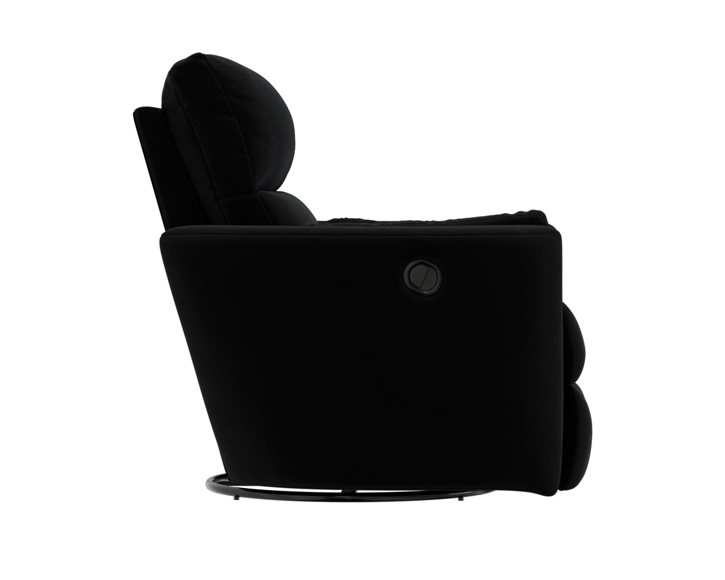 ALICE EBONY SWIVEL RECLINER