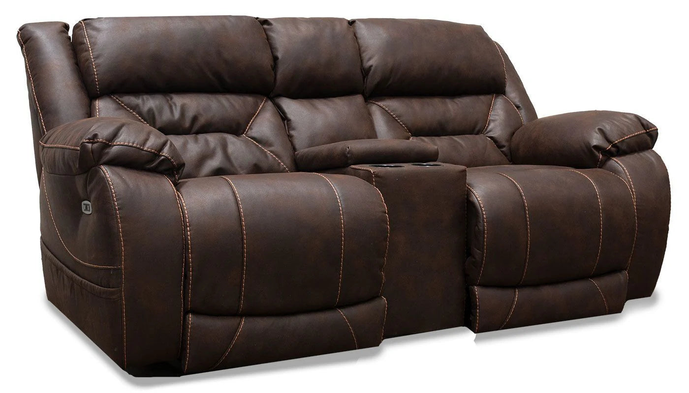 HAILEY CHOCOLATE PWR LOVESEAT